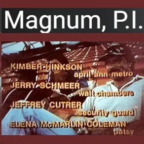 Jerry Schmeer's acting work