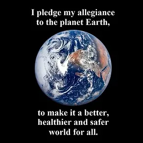 Earth representing Jerry's Global Pledge